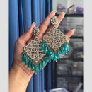 Manisha Jewellery Gold Plated Kundan Stone And Pearls  Dangler Earrings