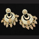 Manisha Jewellery Gold Plated Kundan Stone And Pearls  Dangler Earrings