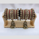 Manisha Jewellery Gold Plated Kundan Stone Bangles Set