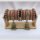 Manisha Jewellery Gold Plated Kundan Stone Bangles Set
