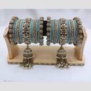 Manisha Jewellery Gold Plated Kundan Stone Bangles Set