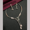 Manisha Jewellery Rose Gold Plated Austrian Stone Necklace Set