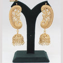 Manisha Jewellery Gold Plated Pota Stone Earcuff Jhumki
