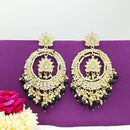 Manisha Jewellery Gold Plated Kundan Stone And Pearls Dangler Earrings