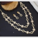 Manisha Jewellery Gold Plated Kundan Stone Necklace Set