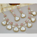 Manisha Jewellery Gold Plated Crystal  Stone  Necklace Set