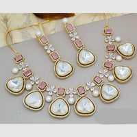 Manisha Jewellery Gold Plated Crystal  Stone  Necklace Set