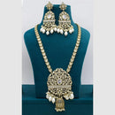 Manisha Jewellery Gold Plated Kundan  Stone And Pearls  Necklace Set