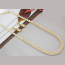 Manisha Jewellery Gold Plated Pearls And Beads Long Necklace Set