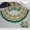 Manisha Jewellery Gold Plated Kundan Stone And Pearls Necklace Set
