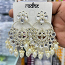 Manisha Jewellery Gold Plated Kundan Stone And Pearls Dangler Earrings