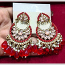 Manisha Jewellery Gold Plated Pota & Kundan Stone Dangler Earrings
