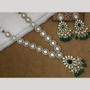 Manisha Jewellery Gold Plated Crystal Stone Necklace Set