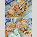 Manisha Jewellery Gold Plated Kundan Stone Necklace Set