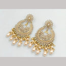 Manisha Jewellery Gold Plated Crystal Stone And Pearls Dangler Earrings