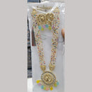 Manisha Jewellery Gold Plated Kundan Stone And Pearls Long Necklace Set