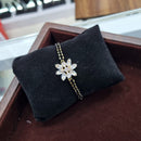 Manisha Jewellery Gold Plated Crystal Stone Mangalsutra Bracelet