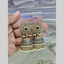 Manisha Jewellery Gold Plated Crystal Stone And Pearls Jhumki Earrings