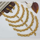 Manisha Jewellery Gold Plated Pota Stone And Beads Necklace Set