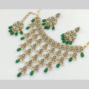 Manisha Jewellery Gold Plated Crystal Stone And Pearls Necklace Set