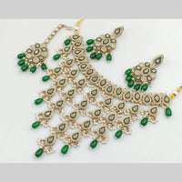 Manisha Jewellery Gold Plated Crystal Stone And Pearls Necklace Set