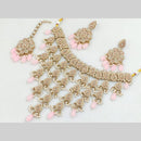 Manisha Jewellery Gold Plated Crystal Stone And Pearls Necklace Set