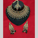Manisha Jewellery Gold Plated Austrian Stone And Beads Choker Necklace Set
