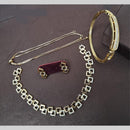 Manisha Jewellery Gold Plated Austrian Stone Combo Set