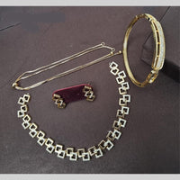 Manisha Jewellery Gold Plated Austrian Stone Combo Set