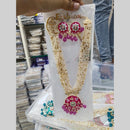 Manisha Jewellery Gold Plated Kundan Stone And Meenakari Long Necklace Set