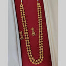 Manisha Jewellery Gold Plated Beads Long Necklace Set