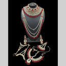 Manisha Jewellery Gold Plated Crystal Stone Bridal Necklace Set