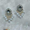 Manisha Jewellery Gold Plated Kundan Stone And Beads Dangler Earrings