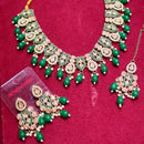 Manisha Jewellery Gold Plated Crystal Stone And Beads Necklace Set