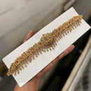 Manisha Jewellery Gold Plated Pota Stone Temple Kamarbandh