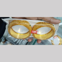 Manisha Jewellery Gold Plated Pota Stone Bangles Set