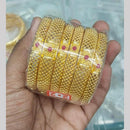 Manisha Jewellery Gold Plated Pota Stone Bangles Set