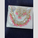 Manisha Jewellery Gold Plated Kundan Stone And Beads Necklace Set