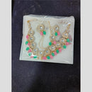 Manisha Jewellery Gold Plated Kundan Stone And Beads Necklace Set