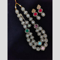 Manisha Jewellery Gold Plated Kundan Stone Necklace Set