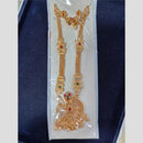 Manisha Jewellery Gold Plated Pota Stone And Pearl Long Necklace Set