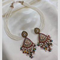 Manisha Jewellery Gold Plated Crystal Stone Kan Chain Dangler