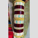 Manisha Jewellery Gold Plated Kundan Stone Acrylic Bangles Set