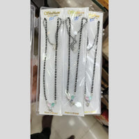 Manisha Jewellery Silver Plated Crystal Stone Manglasutra (One Piece Only)