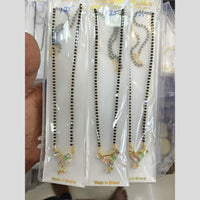 Manisha Jewellery Gold Plated Crystal Stone Manglasutra (One Piece Only)