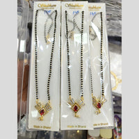 Manisha Jewellery Gold Plated Crystal Stone Manglasutra (One Piece Only)