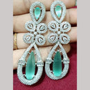 Manisha Jewellery Silver Plated American Diamond Dangler Earrings