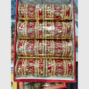 Manisha Jewellery Gold Plated Crystals and Pearl Bangles Set
