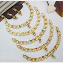 Manisha Jewellery Gold Plated Pota Festive Wear  Necklace Set