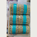 Manisha Jewellery Gold Plated Austrian Stone Acrylic Bangles Set